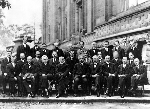 Hpmynd af Solvay rstefnunni 1927