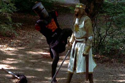 Svarti riddarinn r Holy Grail mynd Monty Python