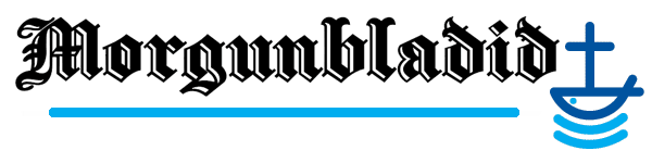 Lógo fyrir Morgunblaðið og ríkiskirkjuna