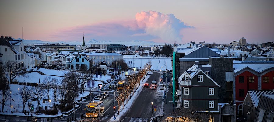 Lkjargata, tjrnin, eldgos